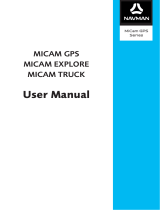 Navman MiCam GPS / MiCAM Explore / MiCAM Truck User manual