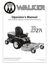 Walker B27i User manual