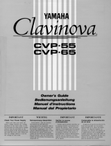 Yamaha Clavinova CWP-1 Owner's manual