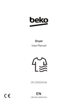 Beko DTLCE90051W 9KG Condenser Tumble Dryer Owner's manual