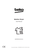 Beko WDER8540441 Owner's manual