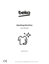 Beko WTIK74111 Owner's manual