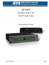 RTS SIP ISDN Hardware/Software User manual