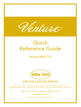Baby Lock Valiant BMV10 Reference guide