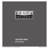 Bella Pro 1.6QT Deep Fryer Owner's manual