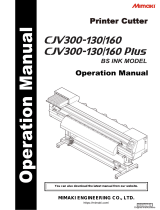 MIMAKI CJV300 Plus Operating instructions