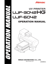 MIMAKI UJF-3042HG Operating instructions