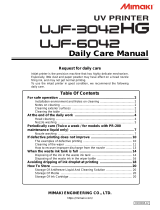 MIMAKI UJF-3042HG User manual