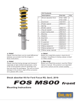 Ohlins FOS MS00 Mounting Instruction