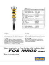 Ohlins FOS MR00 Mounting Instruction