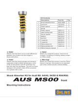 Ohlins AUS MS00 Mounting Instruction