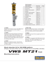 Ohlins VWS MT21 Mounting Instruction