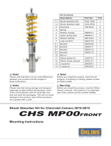 Ohlins CHS MP00 Mounting Instruction