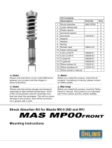 Ohlins MAS MP00 Mounting Instruction