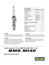 Ohlins BMS MI40 Mounting Instruction