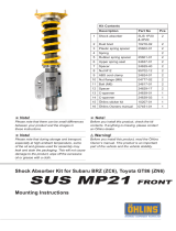 Ohlins SUS MP21 Mounting Instruction