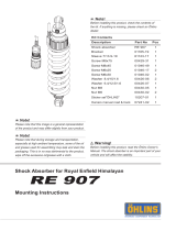 Ohlins RE907 Mounting Instruction