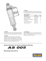 Ohlins AS005 Mounting Instruction