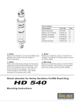 Ohlins HD540 Mounting Instruction