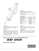 Ohlins SD065 Mounting Instruction