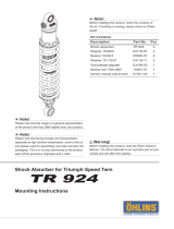 Ohlins TR924 Mounting Instruction