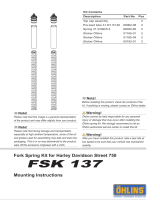 Ohlins FSK137 Mounting Instruction