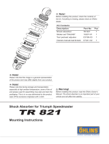 Ohlins TR821 Mounting Instruction