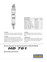 Ohlins HD781 Mounting Instruction