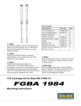 Ohlins FGBA1984 Mounting Instruction