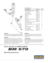 Ohlins BM6703 Mounting Instruction