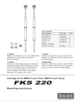 Ohlins FKS220 Mounting Instruction