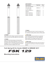 Ohlins FSK129 Mounting Instruction