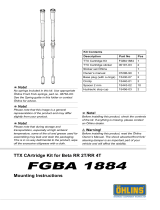 Ohlins FGBA1884 Mounting Instruction