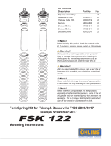 Ohlins FSK122 Mounting Instruction