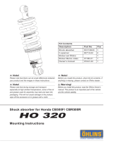Ohlins HO320 Mounting Instruction