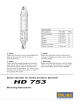 Ohlins HD753 Mounting Instruction