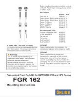 Ohlins FGR162 Mounting Instruction