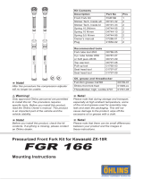 Ohlins FGR166 Mounting Instruction