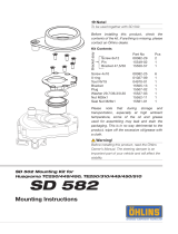 Ohlins SD582 Mounting Instruction