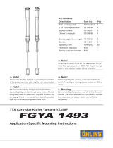 Ohlins FGYA1493 Mounting Instruction