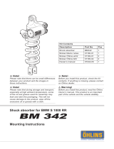 Ohlins BM342 Mounting Instruction