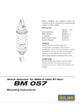 Ohlins BM057 Mounting Instruction