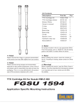 Ohlins FGSU1594 Mounting Instruction