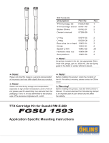 Ohlins FGSU1593 Mounting Instruction