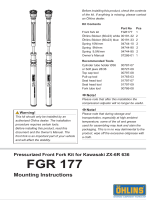 Ohlins FGR177 Mounting Instruction