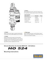 Ohlins HO524 Mounting Instruction