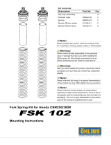 Ohlins FSK102 Mounting Instruction