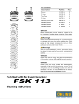 Ohlins FSK113 Mounting Instruction