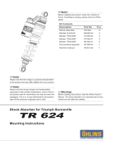 Ohlins TR624 Mounting Instruction
