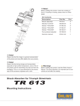 Ohlins TR613 Mounting Instruction